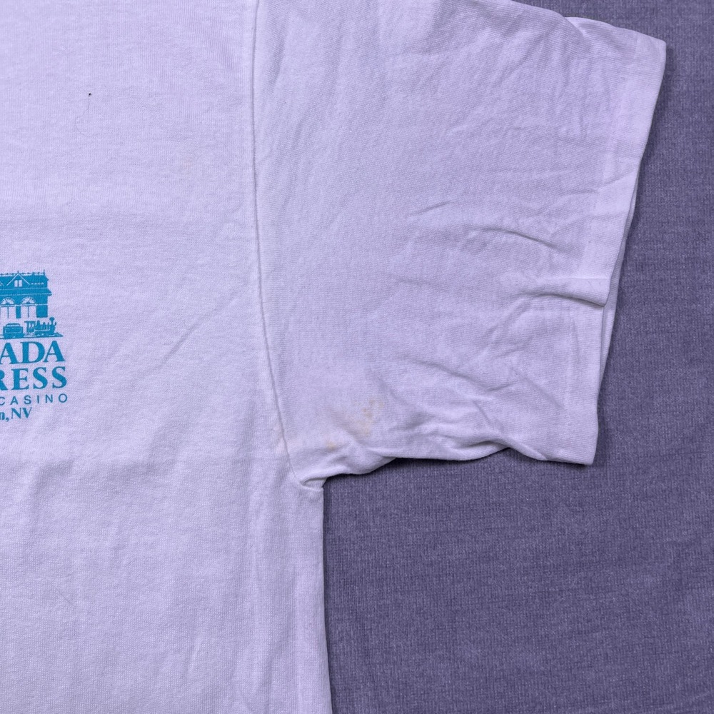 VTG Murinas Best Mens White Ramada Express Hotel Casino Laughlin NV River Rat‎ - Picture 11 of 14